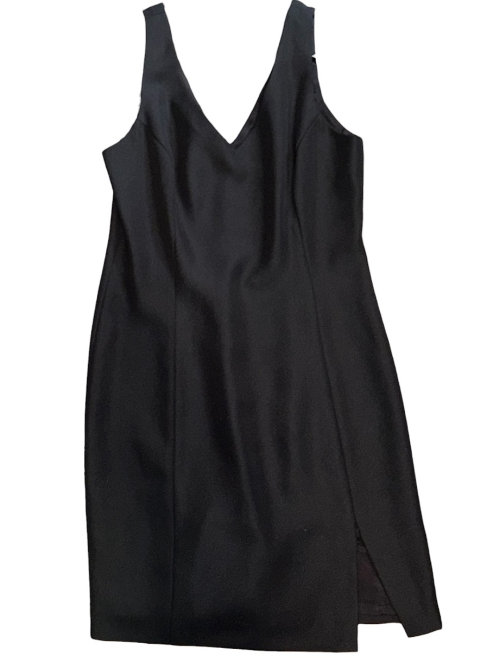 Hugo Buscati Collection Professional Attire Lined Black Sleeveless Dress